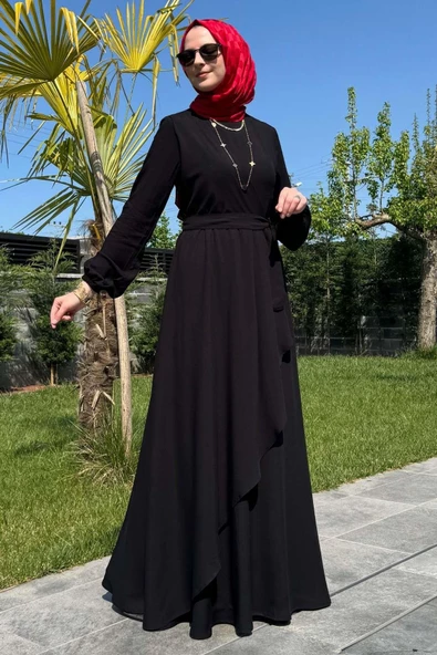 Dilek Siyah Elbise - 7