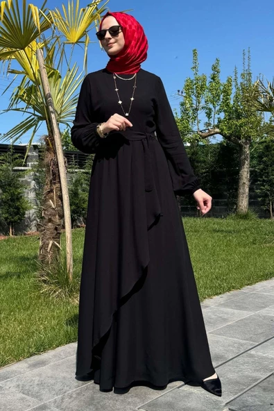 Dilek Siyah Elbise - 5