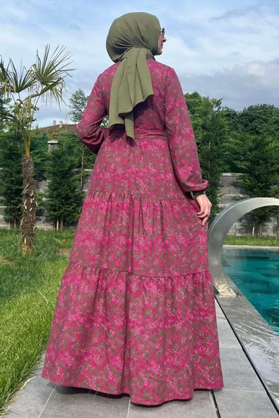 Betül Gül Kurusu Elbise - 7
