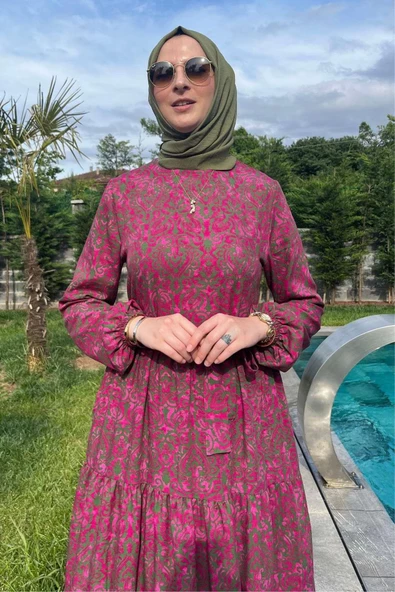 Betül Gül Kurusu Elbise - 3