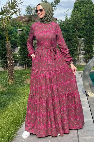 Betül Gül Kurusu Elbise - 5