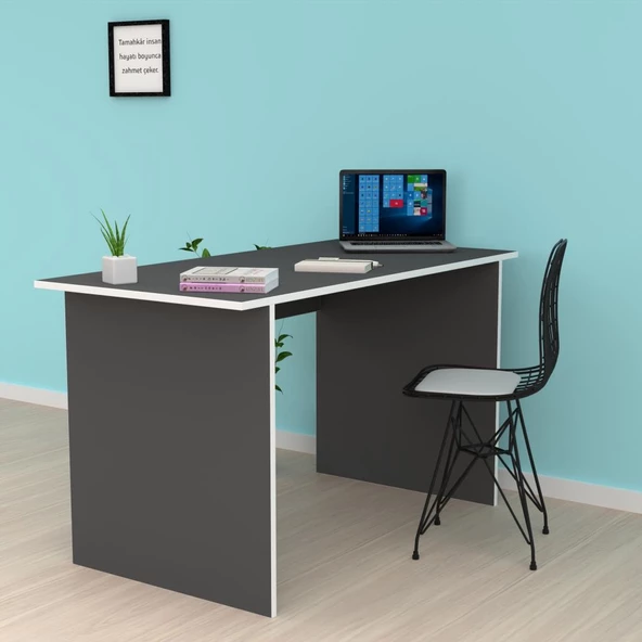 Kenzlife ofis masası tamiko 075*100*60 gri bilgisayar çalışma büro