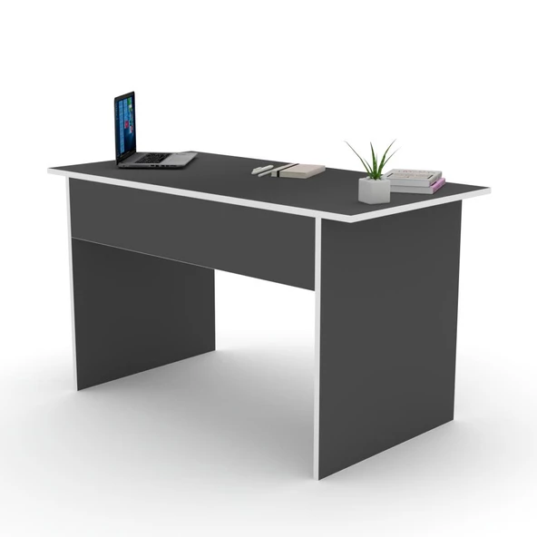 Kenzlife ofis masası tamiko 075*110*80 gri bilgisayar çalışma büro - Resim 2