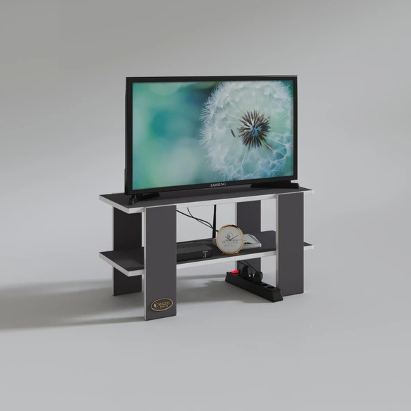 Kenzlife televizyon sehpası bangkok gri 040*150*30 tv ünitesi - Resim 2