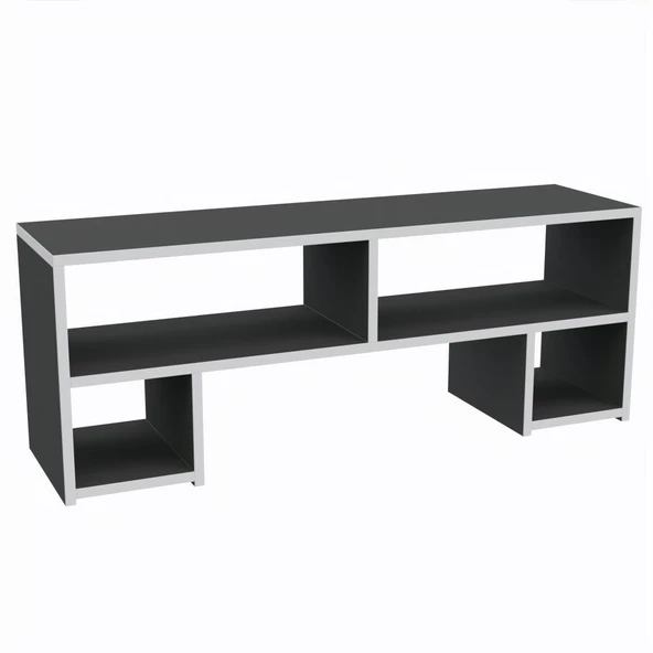 Kenzlife televizyon sehpası abudabi gri 040*120*30 tv ünitesi - 3