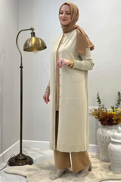 Manolya Taş Triko Hırka - Resim 7