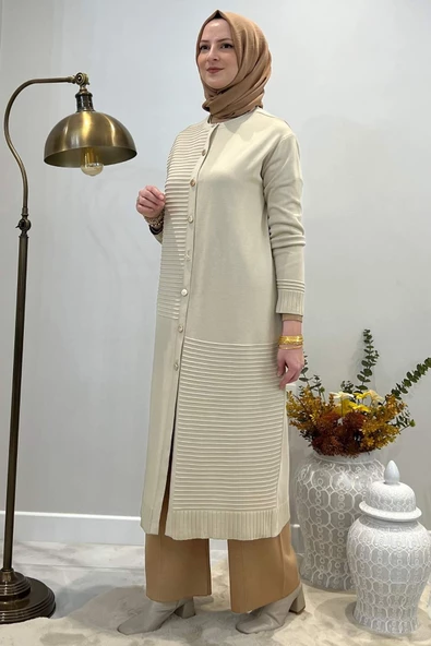 Manolya Taş Triko Hırka - Resim 4