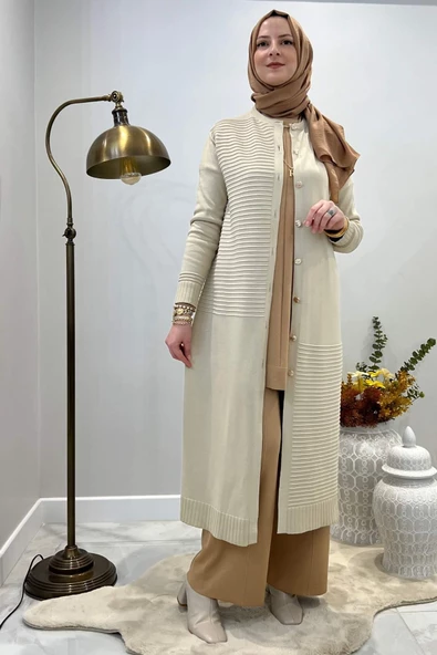 Manolya Taş Triko Hırka - Resim 8