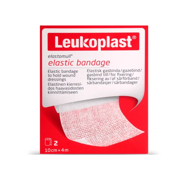 Leukoplast Elastomull Elastik Bandaj 79996-08 10cm X 4m (Beyaz) 2 Adet - 2