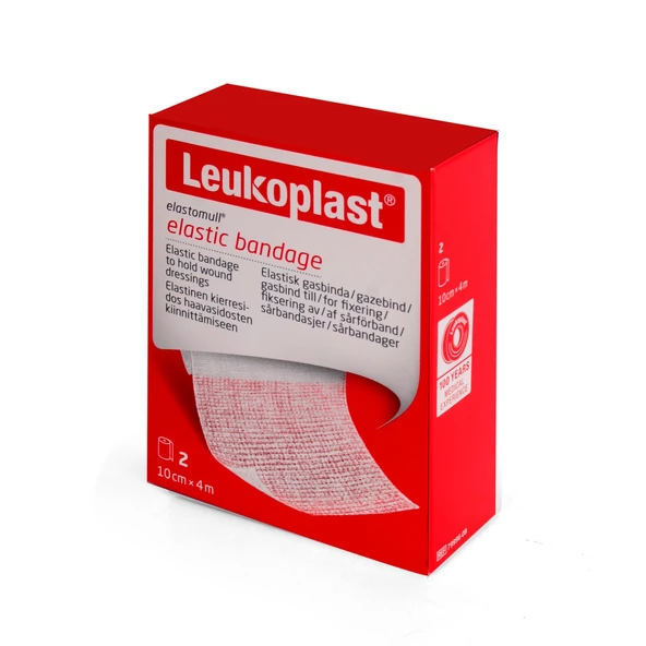 Leukoplast Elastomull Elastik Bandaj 79996-08 10cm X 4m (Beyaz) 2 Adet - 3