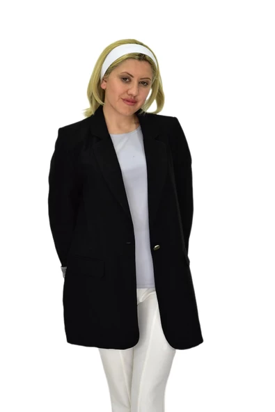 Kadın Ayrobin Tek Dügmeli Ceket BGL-ST03726 - Resim 8