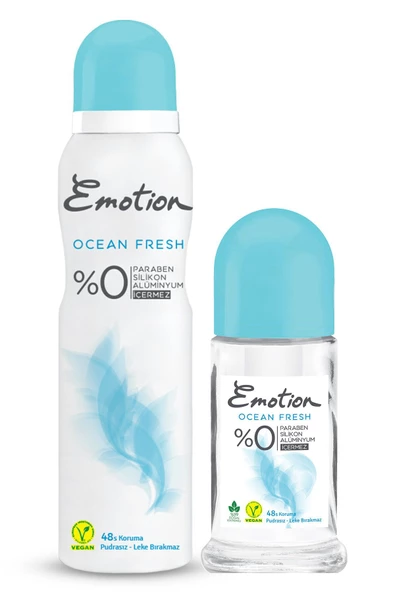 Emotion Ocean Fresh Deodorant 150ml Ve Roll On 50ml