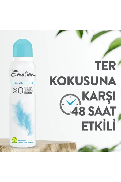 Emotion Ocean Fresh Deodorant 150ml Ve Roll On 50ml - 4