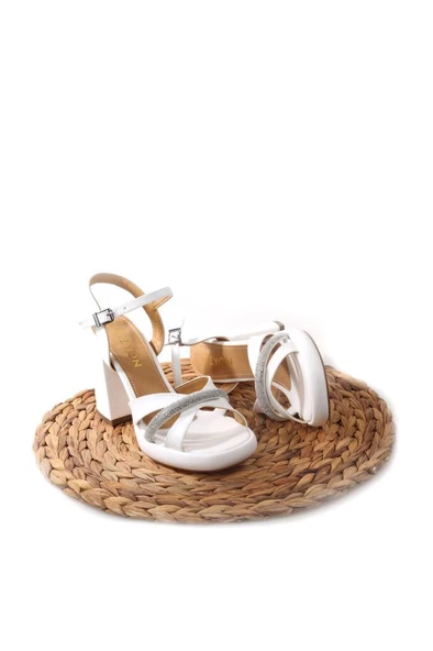 Papuçcity Wzy 02710 10,5 Cm Topuklu Kadın Sandalet Ayakkabı - 10