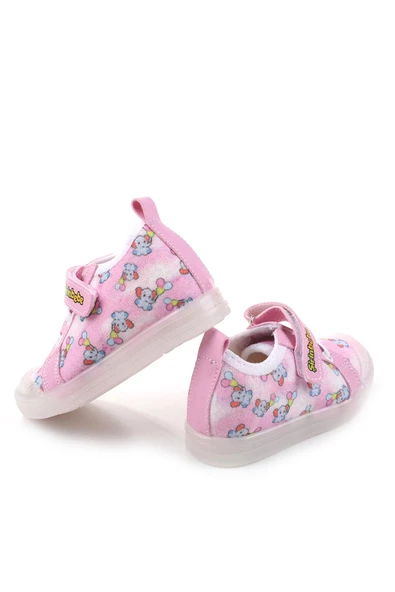 Şirin Bebe 3815 Ortopedik Taban Kız Çocuk Yazlık Keten Ayakkabı - 10