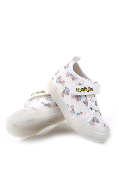 Şirin Bebe 3815 Ortopedik Taban Kız Çocuk Yazlık Keten Ayakkabı - 7