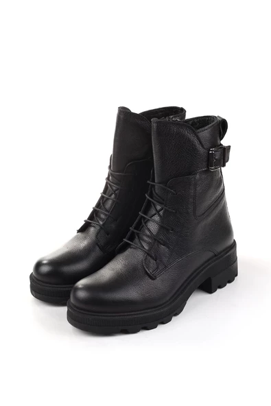 Castle Black 212580-1 Termo Taban Hakiki Deri Günlük Kadın Bot - 2