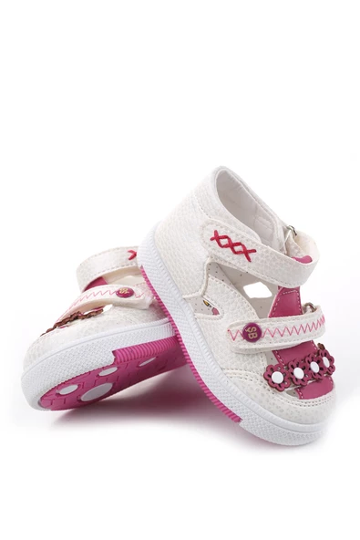 Şirin Bebe 2223-28 Ortopedik Taban Kız Çocuk Ayakkabı Sandalet - Resim 5