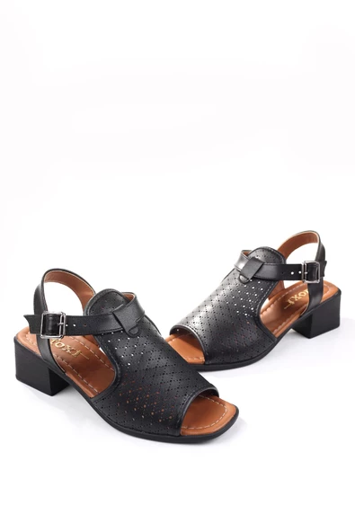Walkenzo Frzn-1613 Kadın 4,5 Cm Topuklu Yazlık Ayakkabı