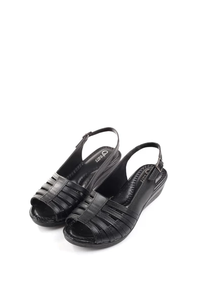 Walkenzo 3785 Ortopedik Büyük Numara Kadın Günlük Sandalet - 2