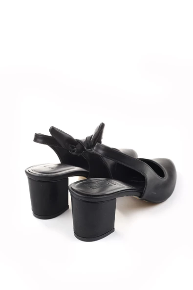 Ceylan 3922 Kadın 6 Cm Topuklu Arkası Açık Ayakkabı - 8