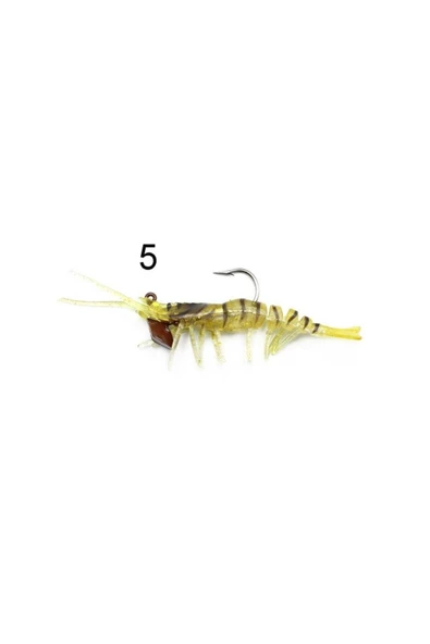 Captain 3049 Magic Shrimp 3D Silikon Karides 76mm 5.5gr Suni Yem - 5