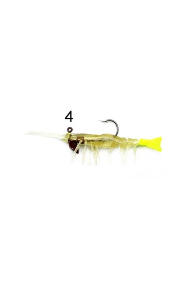 Captain 3049 Magic Shrimp 3D Silikon Karides 76mm 5.5gr Suni Yem - 4