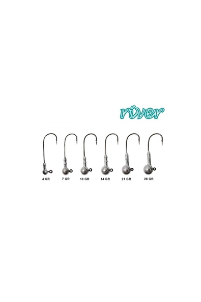 River Big Football Jig Head 10gr altı