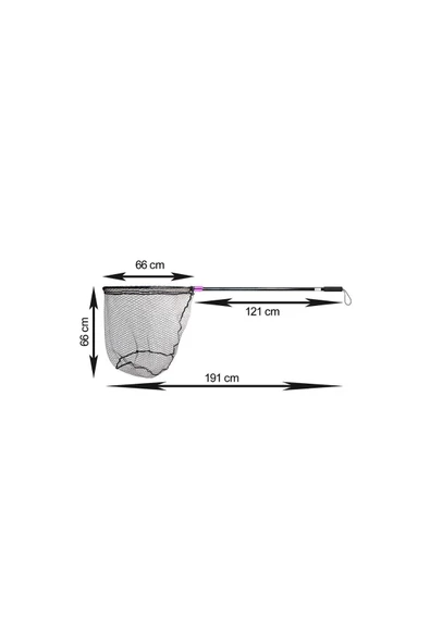 Captain 6783 Kepçe Tek Parça 120cm Alüminyum Saplı 70x60cm Rubber Tor - 2