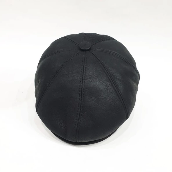 Deri Kasket Komple Kürk  Kulaklıklı - 3