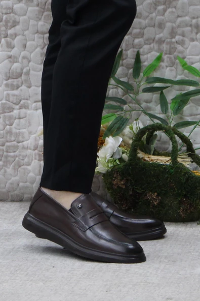 Pierre Cardin 14207 Kahve Orijinal Ürün Hafif Taban Hakiki Deri Erkek Ayakkabı ürün görseli