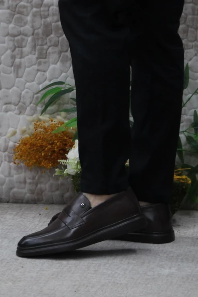 Pierre Cardin 14207 Kahve Orijinal Ürün Hafif Taban Hakiki Deri Erkek Ayakkabı - Resim 3