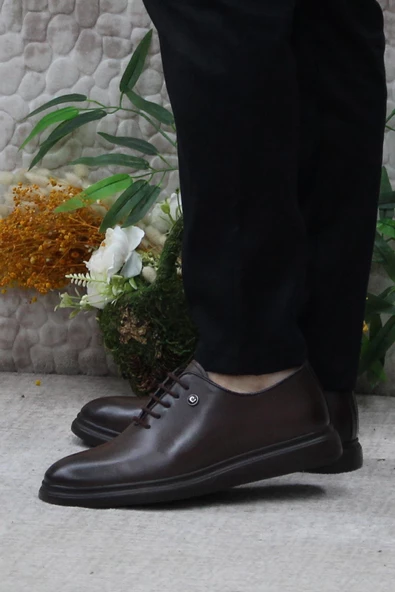 Pierre Cardin 14206 Kahve Orijinal Ürün Hafif Taban Hakiki Deri Erkek Ayakkabı - Resim 3