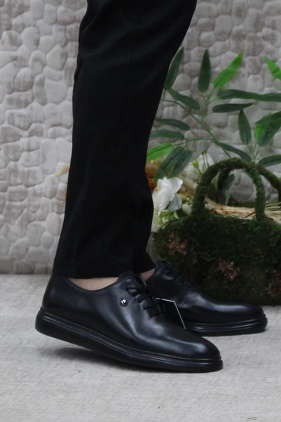 Pierre Cardin 14206 Siyah Orijinal Ürün Hafif Taban Hakiki Deri Erkek Ayakkabı ürün görseli