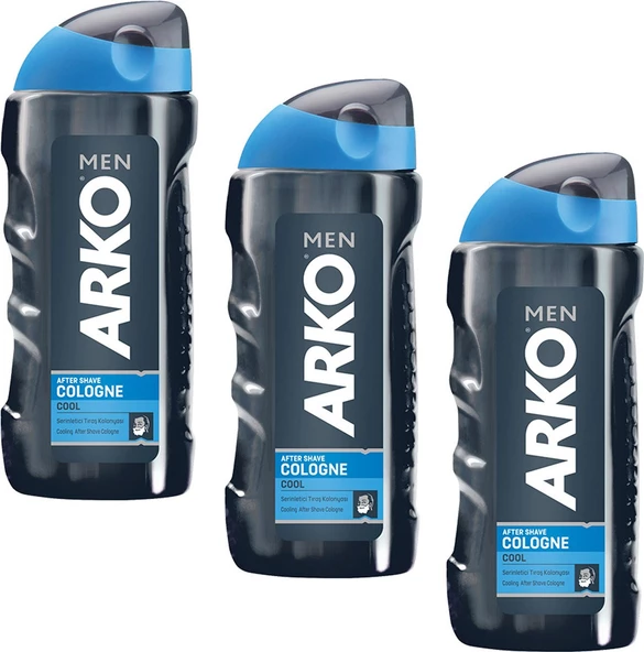 Arko Men Tıraş Kolonyası Cool 200 ml 3 Adet