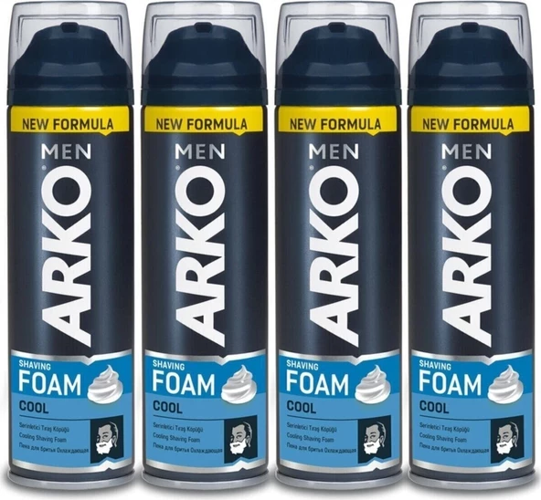 Arko Men Men Tıraş Köpüğü Cool 4x200ml