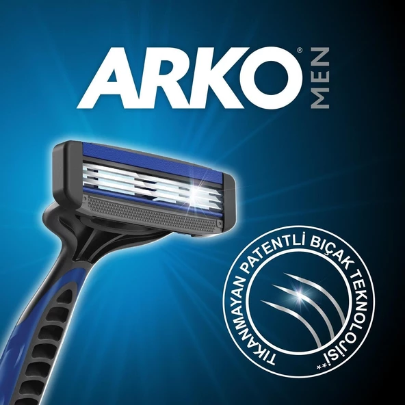 Arko Men Pro3 Tıraş Bıçağı T3 3'lü (2 Adet) - 4