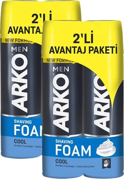 Arko Men Cool Tıraş Köpüğü 200 ml 4 Lü