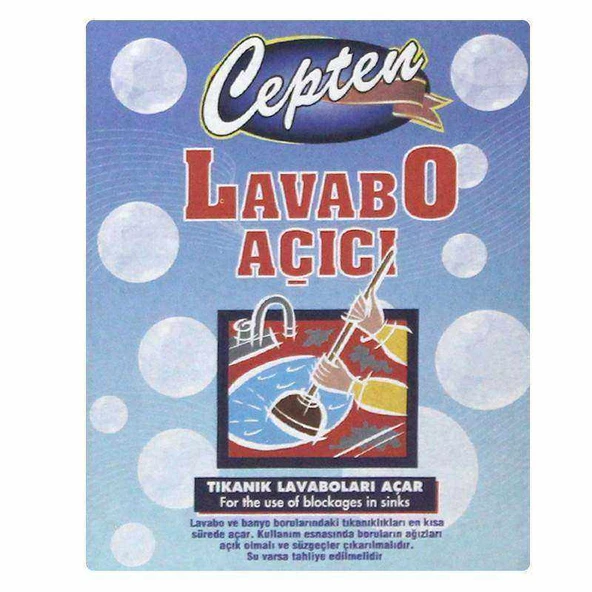 Cep Lavabo Açıcı x 24 Adet