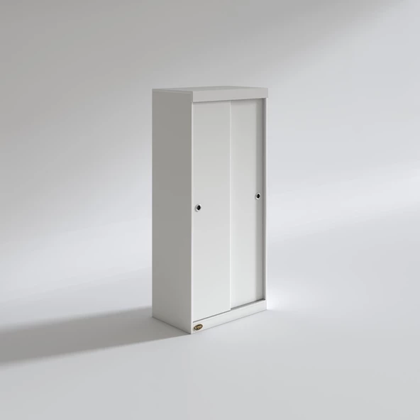 Kenzlife gardırop sürgülü kapaklı kapılı karanfil080 byz gardolap dolap - 2