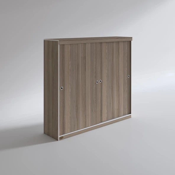 Kenzlife gardırop sürgülü kapaklı kapılı 200 papatya crd gardolap dolap - Resim 2