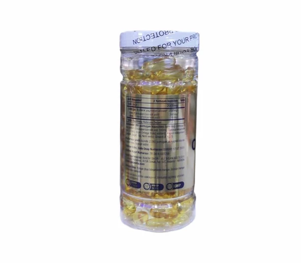 GoldeVita Omega 3 Balık Yağı 200 Yumuşak Softgel - 2