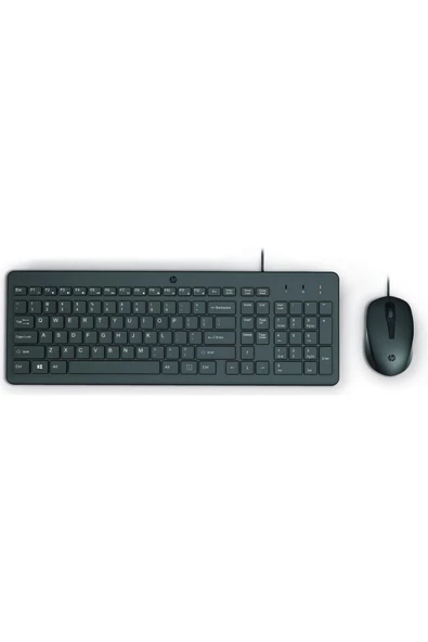 Hp 150 Kablolu Klavye & Mouse Set ENG 240J7AA