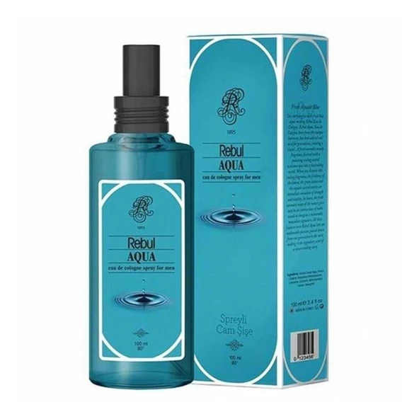 Rebul Aqua 125 ml Pet Spreyli Kolonya