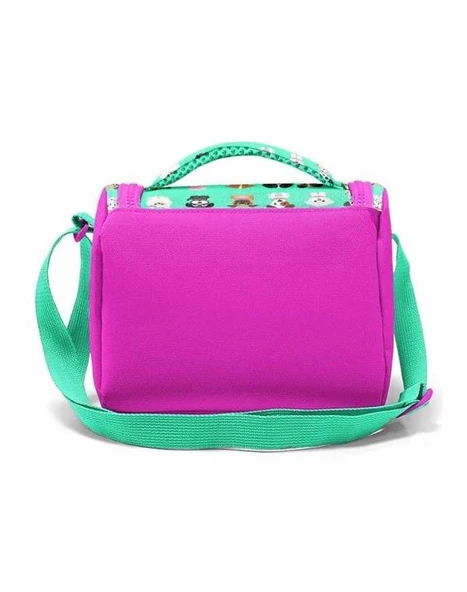 Coral High Su Yeşili Pembe Köpek Desenli Thermo Beslenme Çantası 11715 - 3