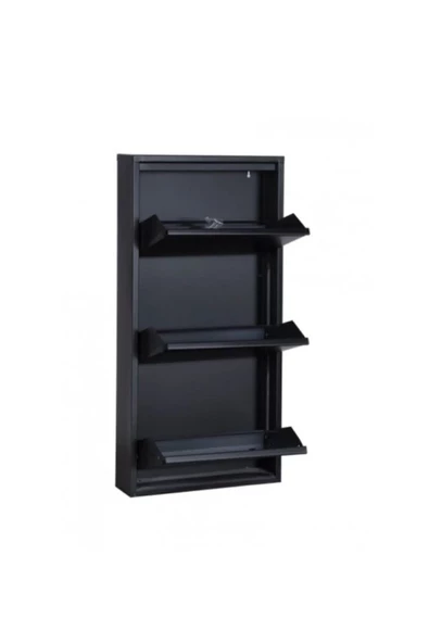 adlsteel Metal Ayakkabılık  3'lü SİYAH - 2