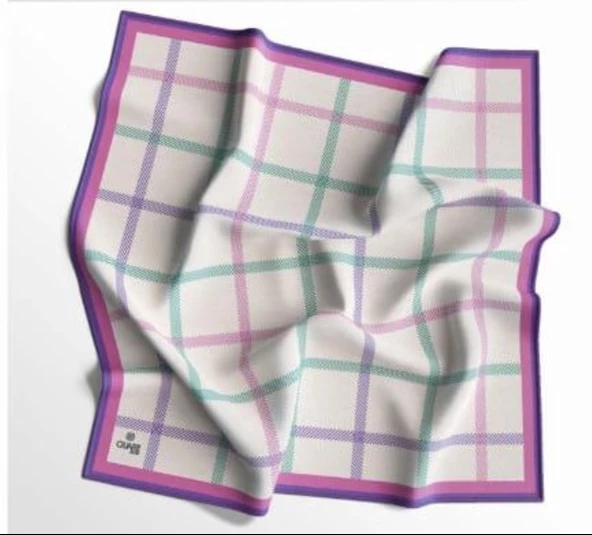 95 X 95 QUARE FRESH SOFT PAMUKLU EŞARP - 03139