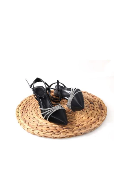 Bono 02801 Kadın Abiye Taşlı Ayakkabı - 5