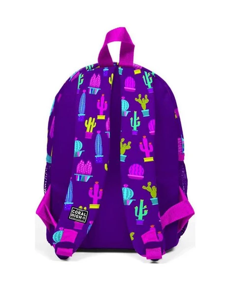 Coral High Kids Kaktüs Baskılı Kreş Çantası 23337 - 3