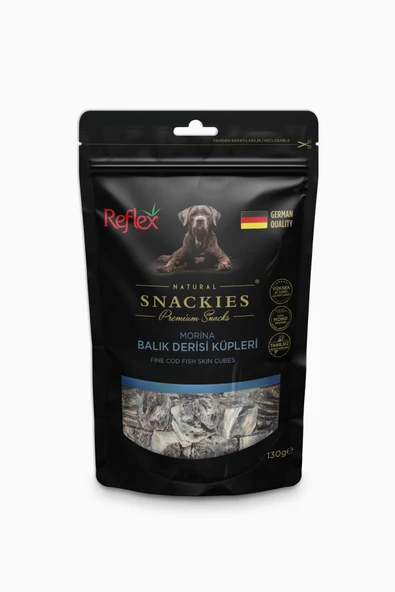 Snackies Morina Balık Derisi Küpleri 130 Gr